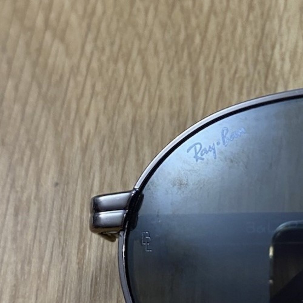 Vintage B&L Ray-Ban USA W2319 Sunglasses Oval G15 Lens John Lennon Silver Gray - Picture 14 of 16